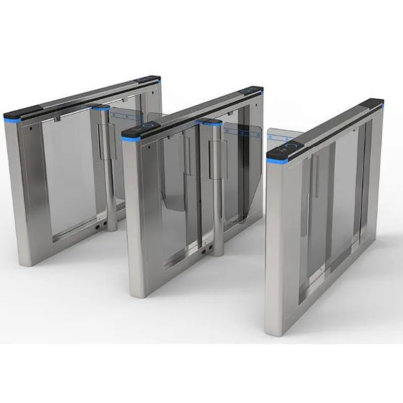 High-Speed Security Turnstile Barrier Gate for Office Building Entrance
