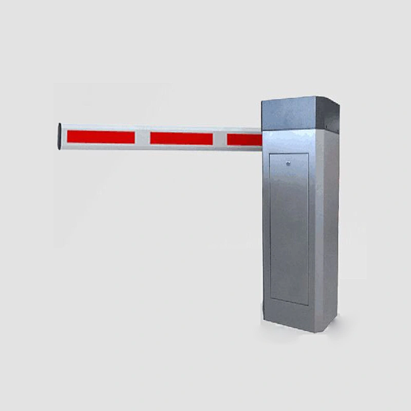 White And Grey Boom Barrier/ Stainless Steel Crash Rated Boom Barrier/ Parking Barrier Gate