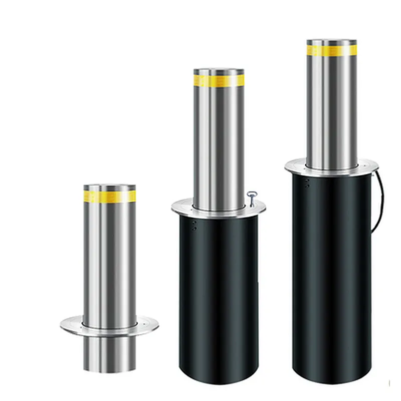 Automatic Retractable Parking Hydraulic Rising Bollard for Hotel/Hydraulic Bollards With Controller Box