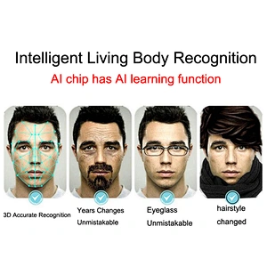 AI Detect Monitoring Camera Face Recognition Thermal Imaging Camera with Alarm