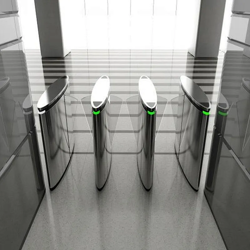 Office Access Control Swing Turnstile Flap Barrier Turnstile Gate