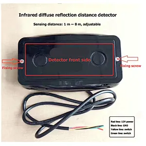 Anxia Boom Barrier Infrared Vehicle Parking Lot Ultrasonic Radar Detector Sensor
