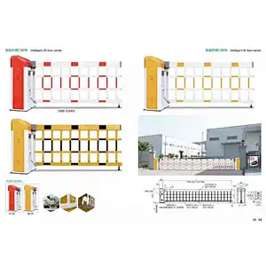 160W rated power airborne boom barrier gate