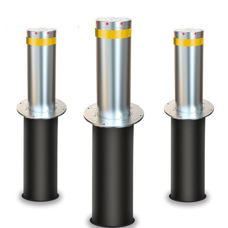 parking bollards Heavy Duty pneumatic High Quality Led Reflective Stainless Steel pipe Automatic Bollard