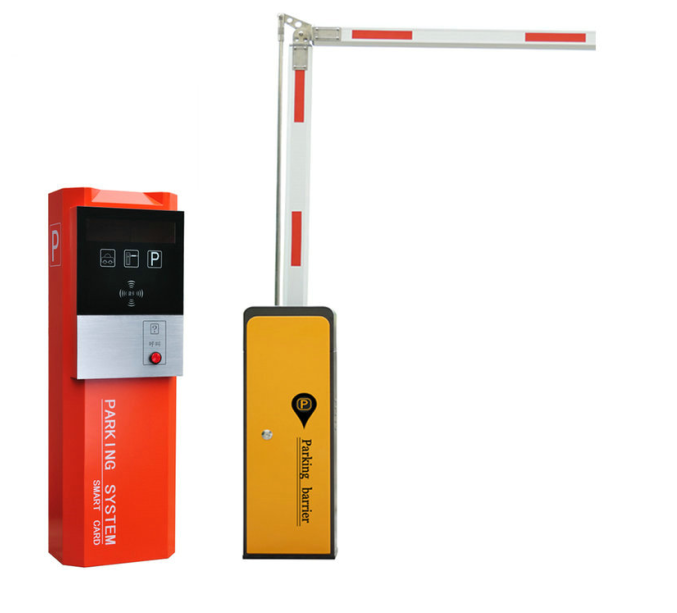 Automatic Car Parking LPR Camera License Plate Recognition System with Folding Boom Barrier Gate