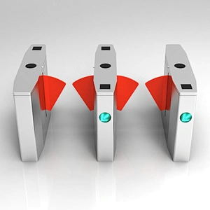 Automatic Security Swing  Flap Turnstile Barrier Access Control