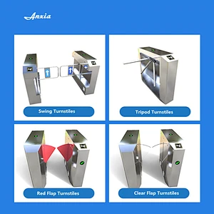 China Factory Flap Barrier Turnstiles Pedestrian Access Control Entry Security Fast Speed Gate