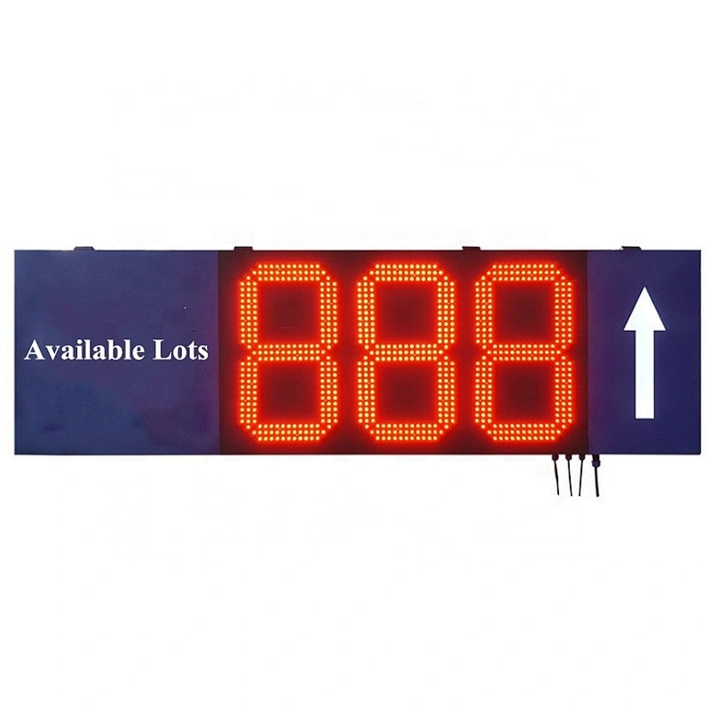 Car Parking Lots Guidance System With LED Sisplay Available Lots Signboard