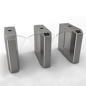 Flap Turnstiles Time Attendance Brushless DC Motor Flap Barrier