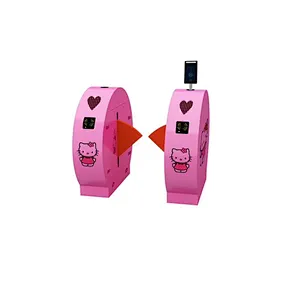 New Child Snail Wing Brake Retractable Flap Barrier Automatic Turnstile Security Gate for Kids