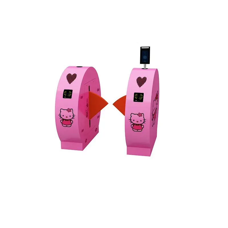 New Child Snail Wing Brake Retractable Flap Barrier Automatic Turnstile Security Gate for Kids