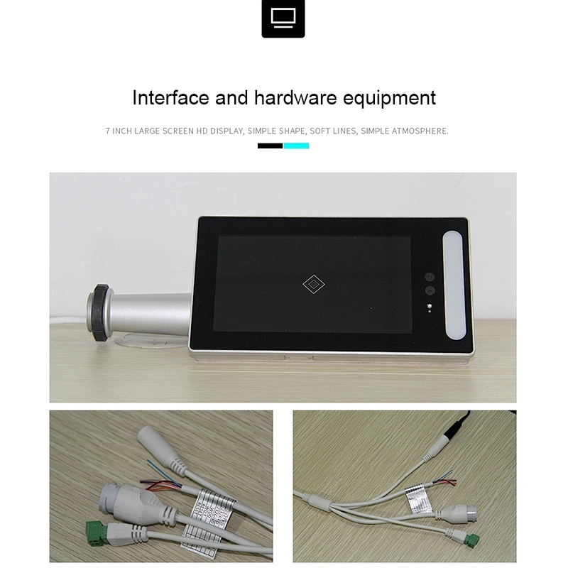 Tem. detection hotel card door lock access control biometric fingerprint time attendance with sdk camera face recognition