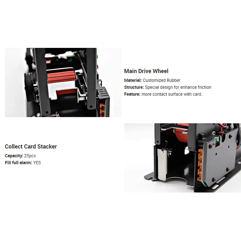 Automatic RS232 RFID Metal Smart Card Dispenser for Parking Vending Machine