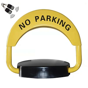 Portable solar remote control parking space protector car parking lock
