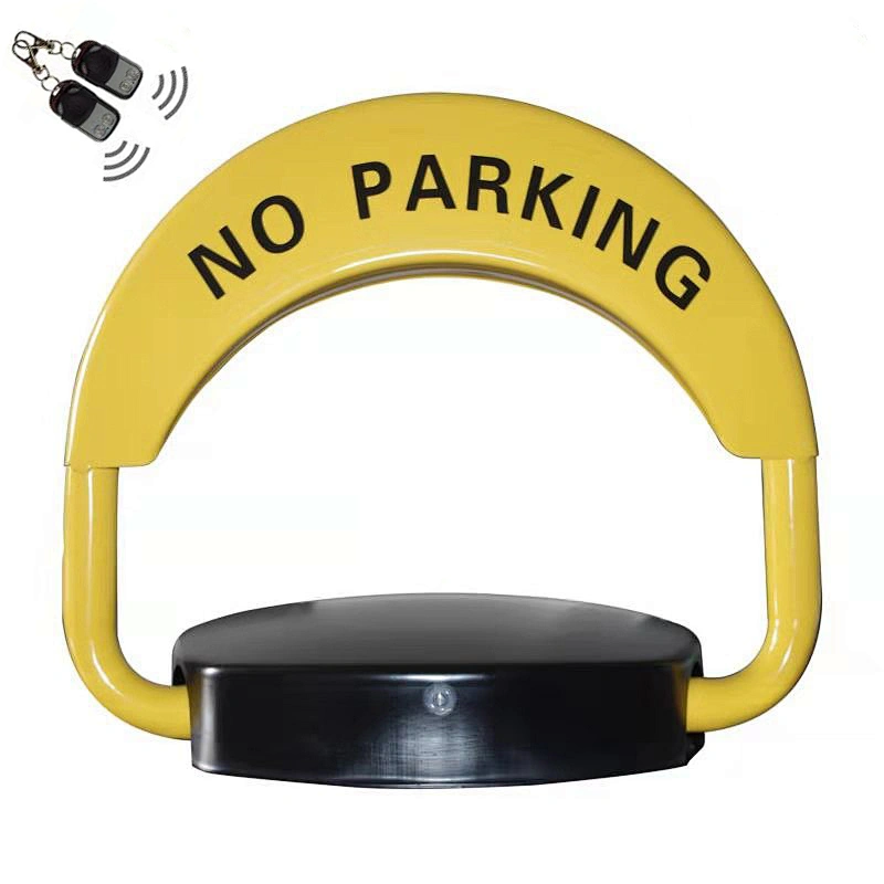 Portable solar remote control parking space protector car parking lock