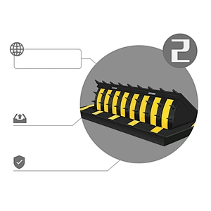 Parking stopper hydraulic anti-crash automatic road blocker with traffic spike system