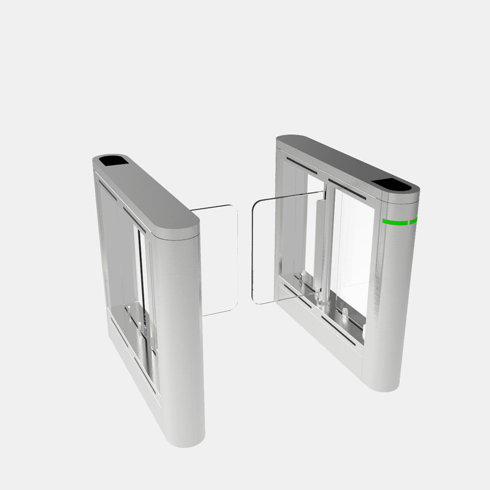 Luxury Pedestrian Turnstile Gate Access Control System Swing Turnstile with Facial Recognition