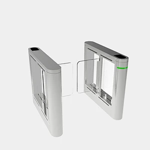Luxury Pedestrian Turnstile Gate Access Control System Swing Turnstile with Facial Recognition
