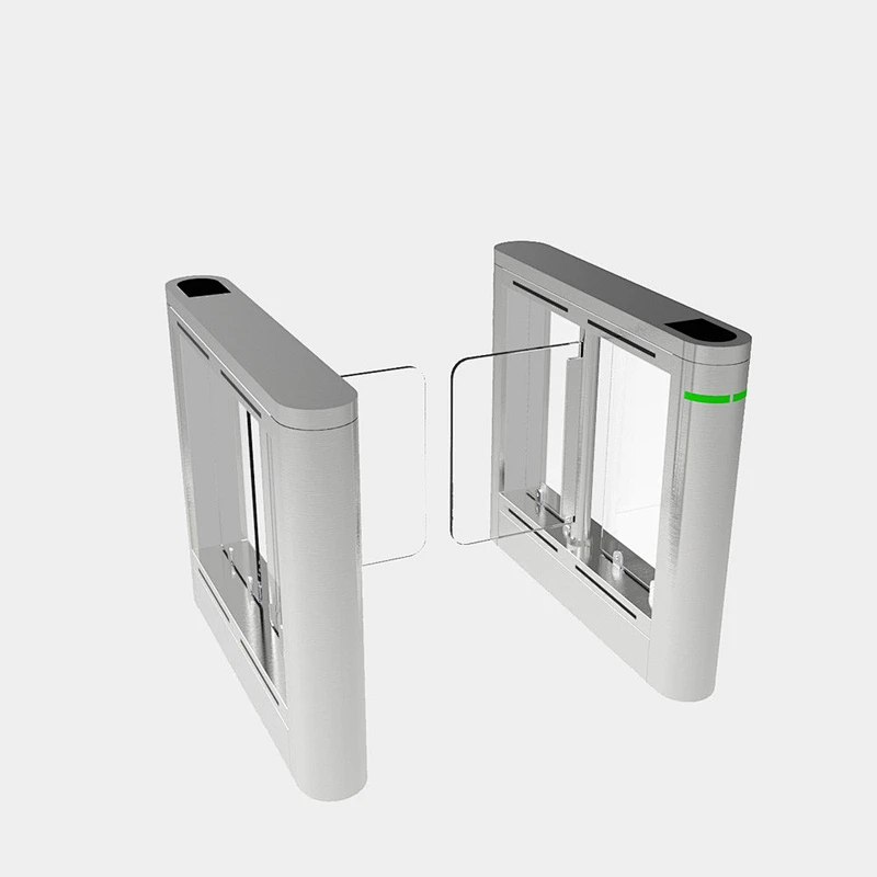 Luxury Pedestrian Turnstile Gate Access Control System Swing Turnstile with Facial Recognition
