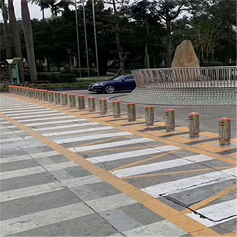 New Remote Control Illuminated Hydraulic Bollards Traffic Bollard Motor
