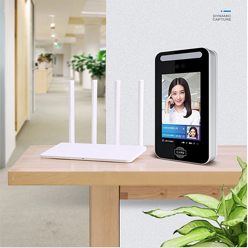 AI thermal scanning camera temperature measurement access control system face recognition