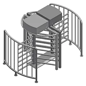 Hot Selling Security Stainless Steel Half Height Turnstile