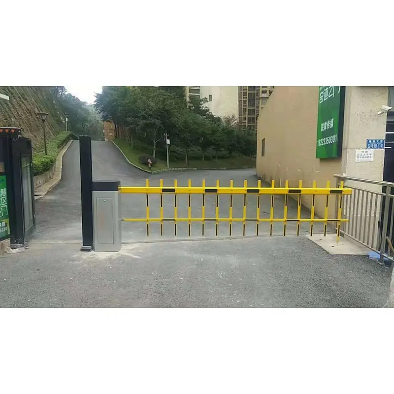 Factory Direct Magnetic Automation Orange Parking Boom Fence Barrier Gate