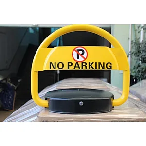 Portable solar remote control parking space protector car parking lock