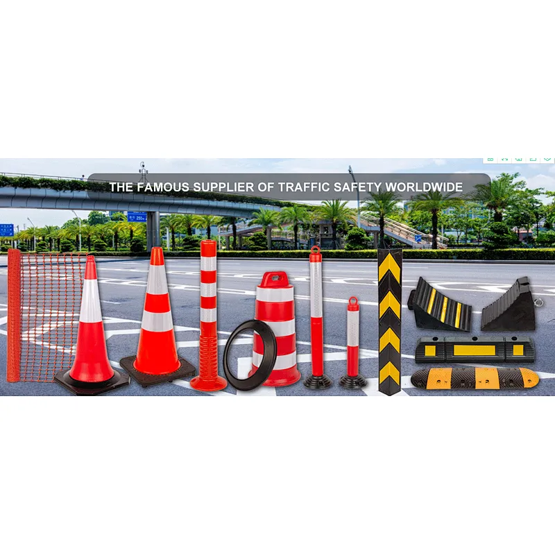 Road Reflective Solid And Practical Driveway Rubber Speed Bump speed hump