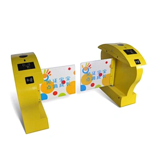 Kindergarten Fingerprint RFID Bracelet Swing Turnstile Barrier Gate in School