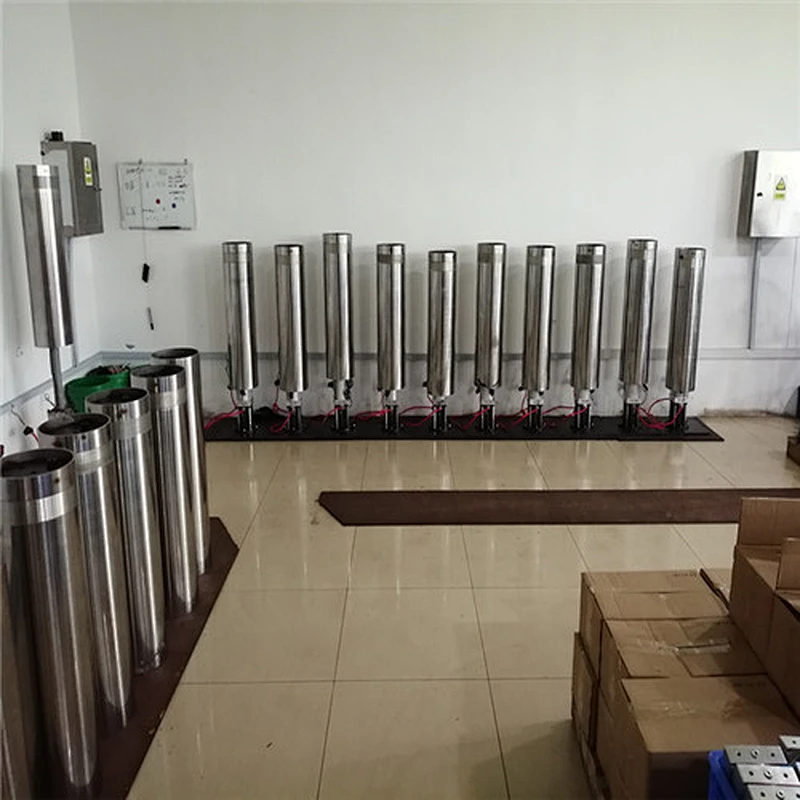 New Remote Control Illuminated Hydraulic Bollards Traffic Bollard Motor