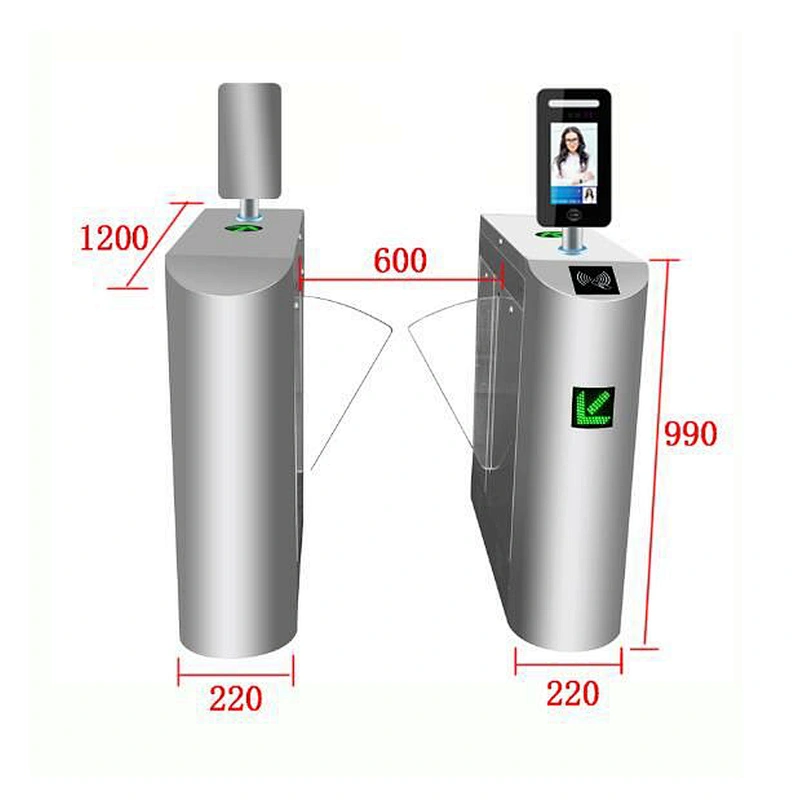 Turnstile Access Control for gym Customize Camera Facial Recognition