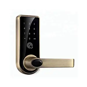 Temporary Password, RFID, Wireless App Entry Touch Screen Keypad Smart WiFi Home Door Lock