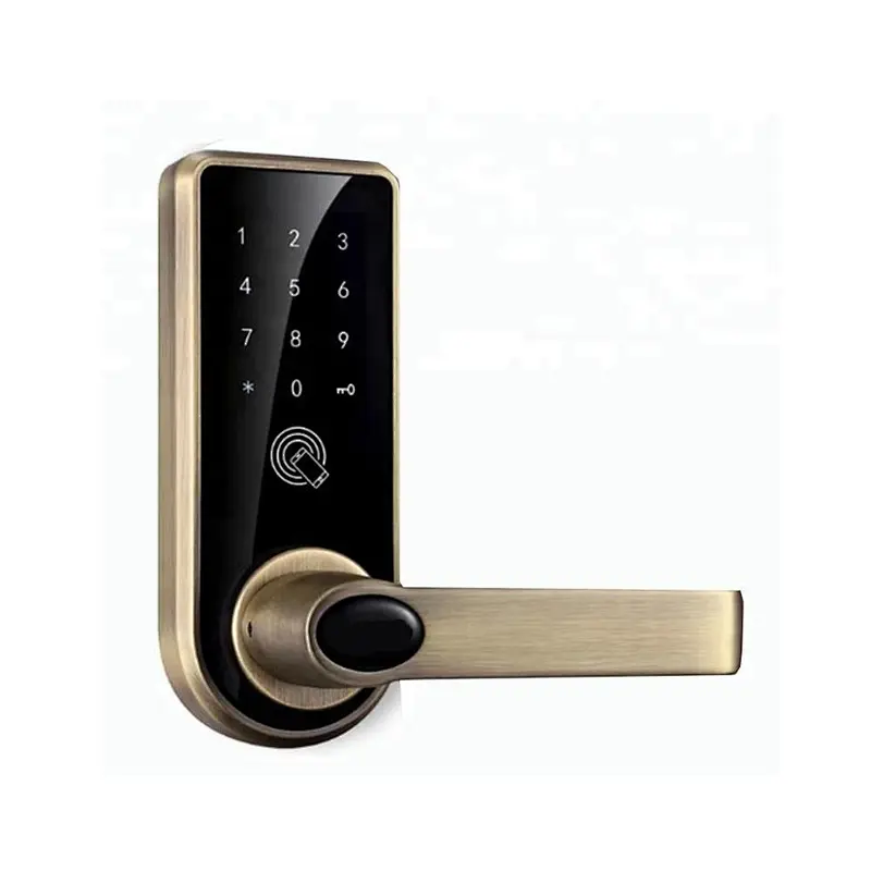 Temporary Password, RFID, Wireless App Entry Touch Screen Keypad Smart WiFi Home Door Lock