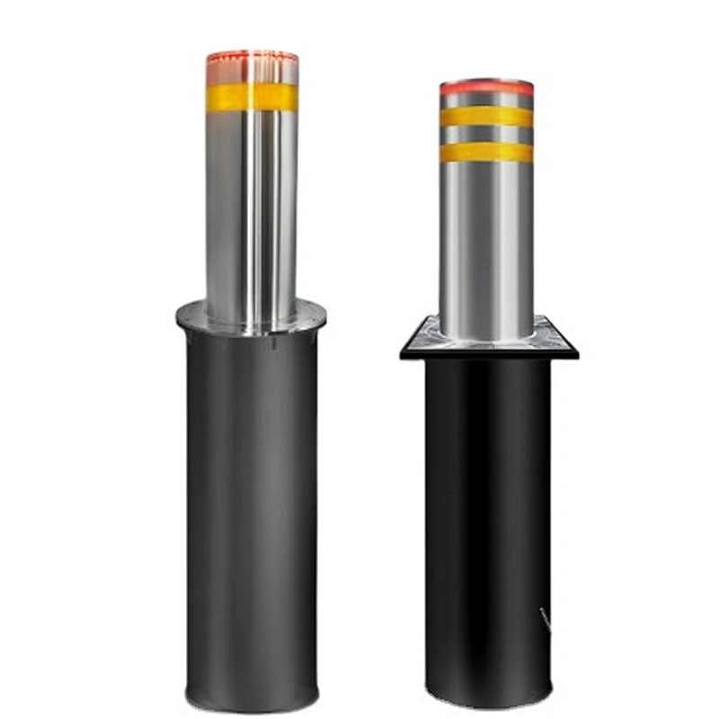 Stainless Steel Traffic high security automatic hydraulic safety lifting LED bollard