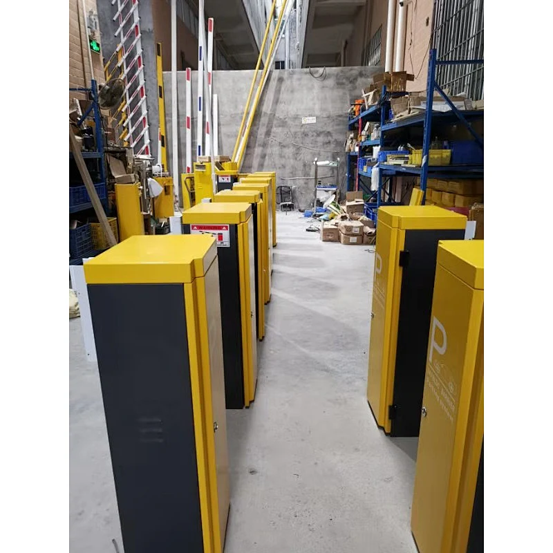Automatic barrier gate system with card reader access barrier gate