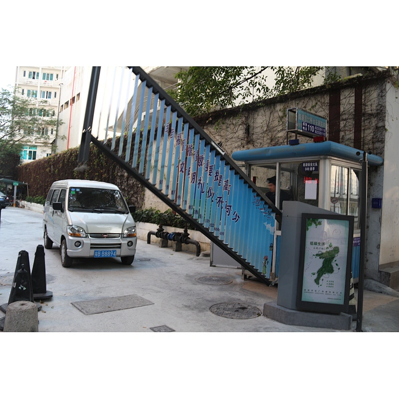 Anxia Traffic Advertising Boom Barrier Gate for Community Parking Lot Advertisement and Access Control