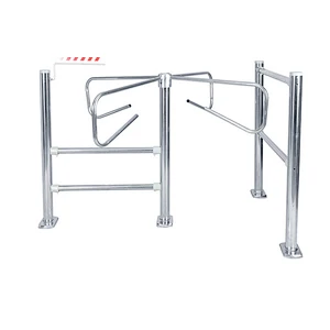 Cheap and Stable Manual Supermarket 304 Stainless Steel Barrier Turnstile Main Gate