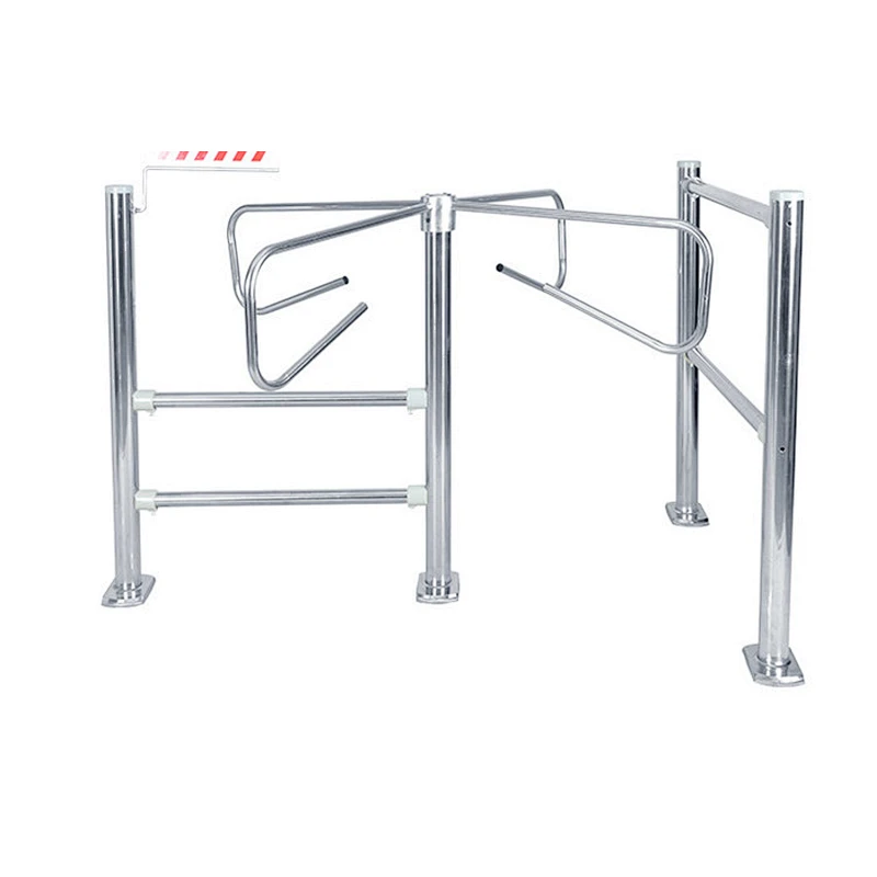 Cheap and Stable Manual Supermarket 304 Stainless Steel Barrier Turnstile Main Gate