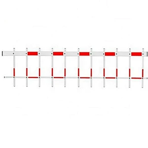 24V motor  Fence Boom Barrier Gate/ Boom Gate with Fencing Arm