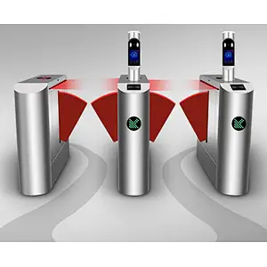 Security Entrance And Exit Access Control Gate Flap Turnstile Gate