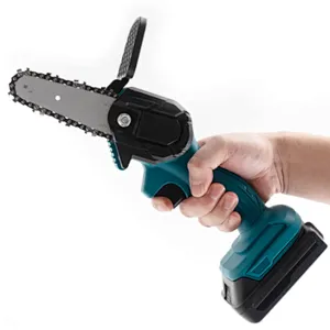 Portable Electric Pruning Saw Woodworking Electric Saw Garden Mini Electric Chain Saw Lithium Battery