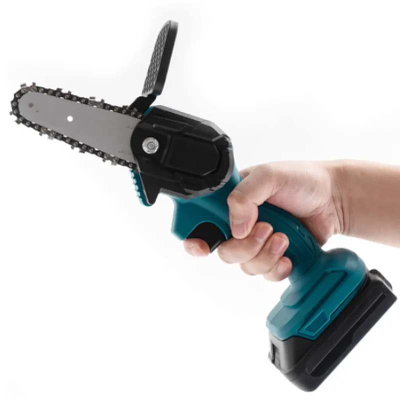 Portable Electric Pruning Saw Woodworking Electric Saw Garden Mini Electric Chain Saw Lithium Battery