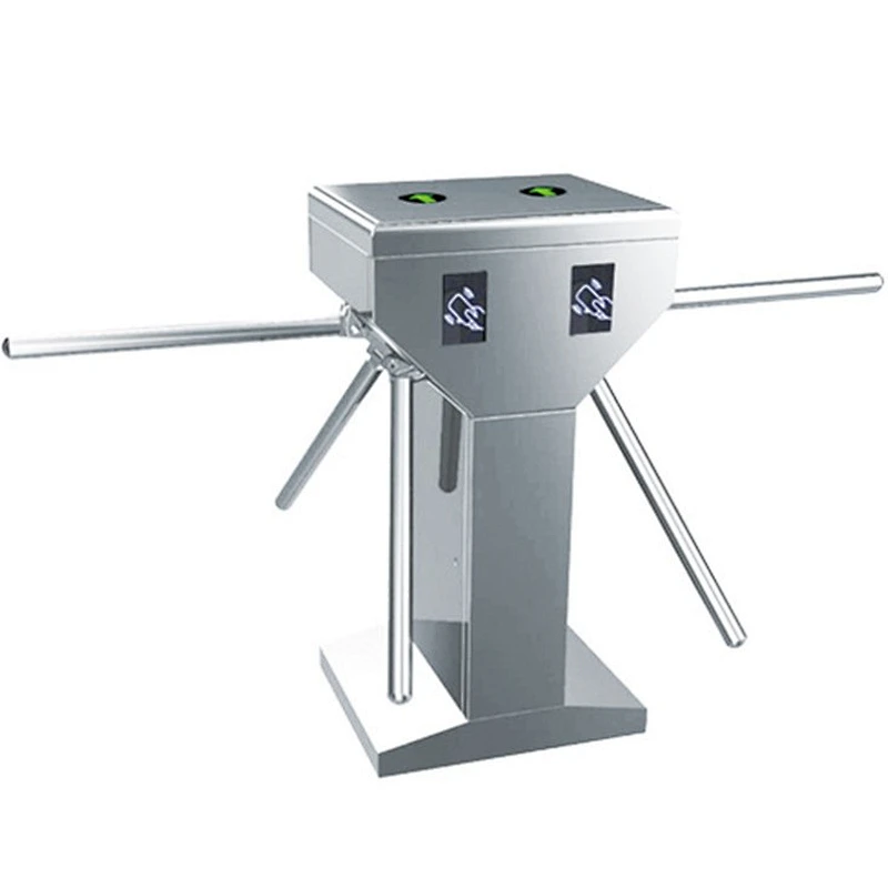 TCP/IP two door access door controllers double tripod turnstile for gym