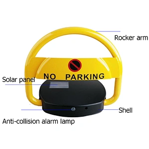 Waterproof Steel Solar Remote Control Parking Lock Energy Saving Parking System Lock