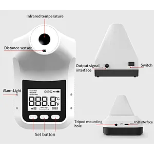 Wall Mounted Fever Alarm Non Contact Forehead Thermometer