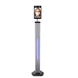 8 Inch Digital Signage with degree sensor Auto Hand Liquid Dispenser built in Binocular camera Face Recognition