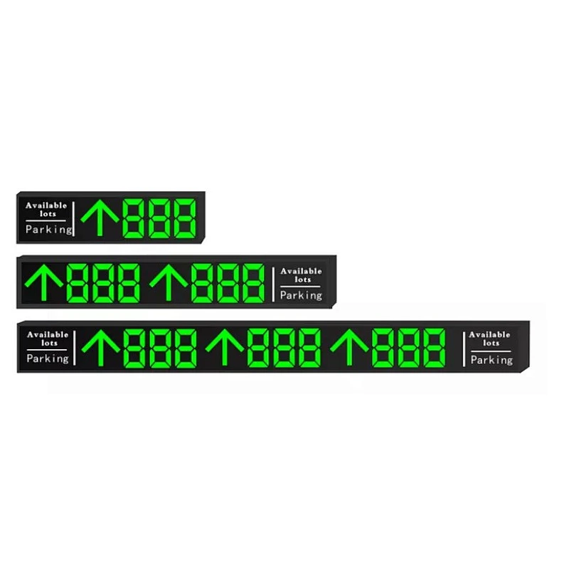 Car Parking Lots Guidance System With LED Sisplay Available Lots Signboard