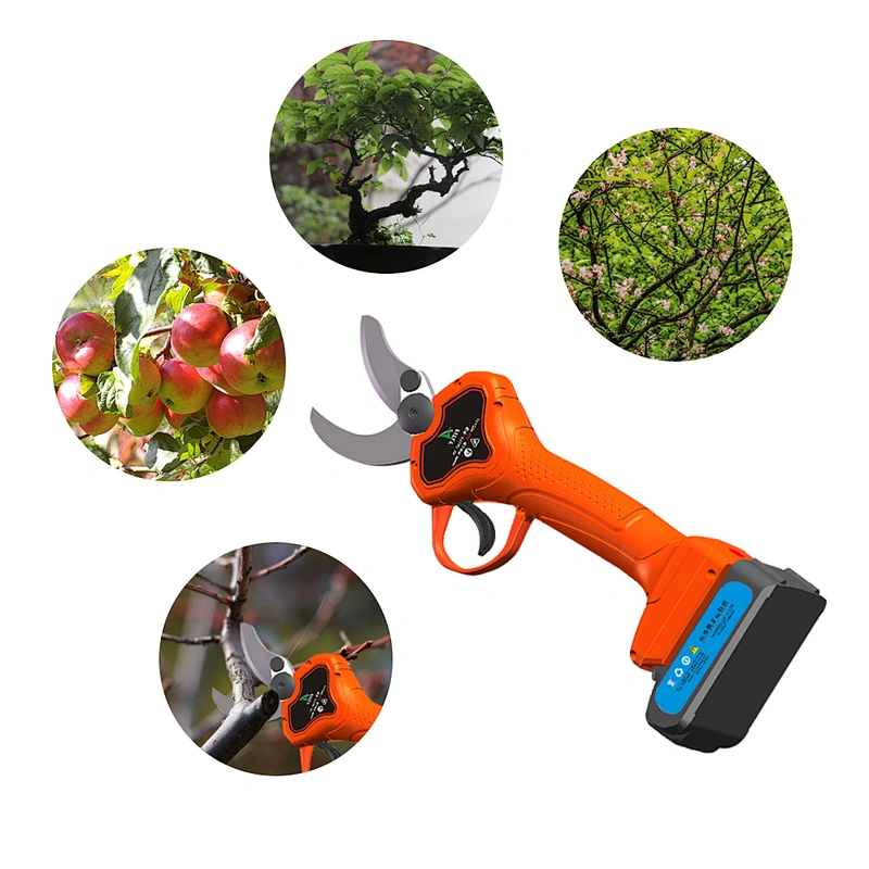New 25mm Mini Cordless Electric pruning shear machine for Garden
