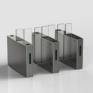 Pedestrian Access Control Gate Industrial Prestige Turnstiles Speedgates